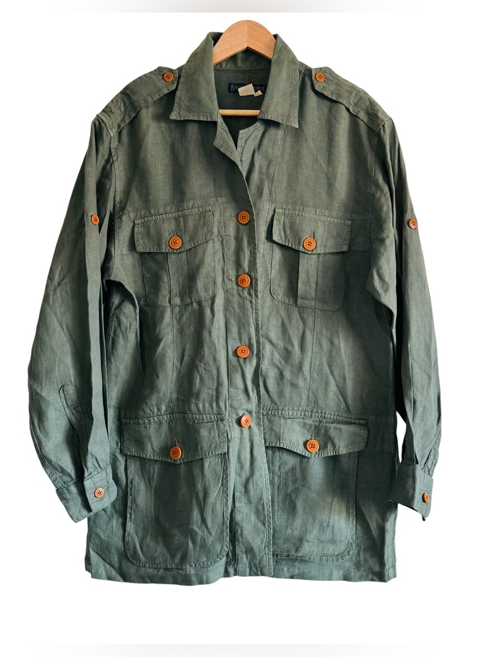 Vintage Banana Republic Safari Linen Field Jacket